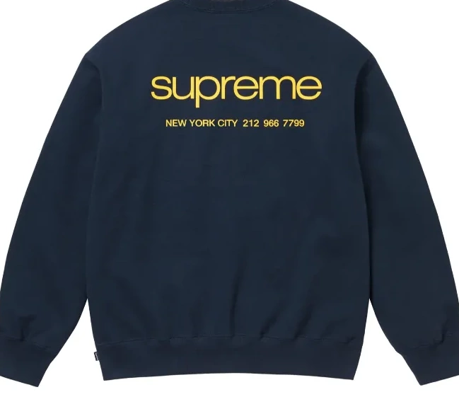 NYC Black Sapphire Hoodie Crewneck M L XL S 0729